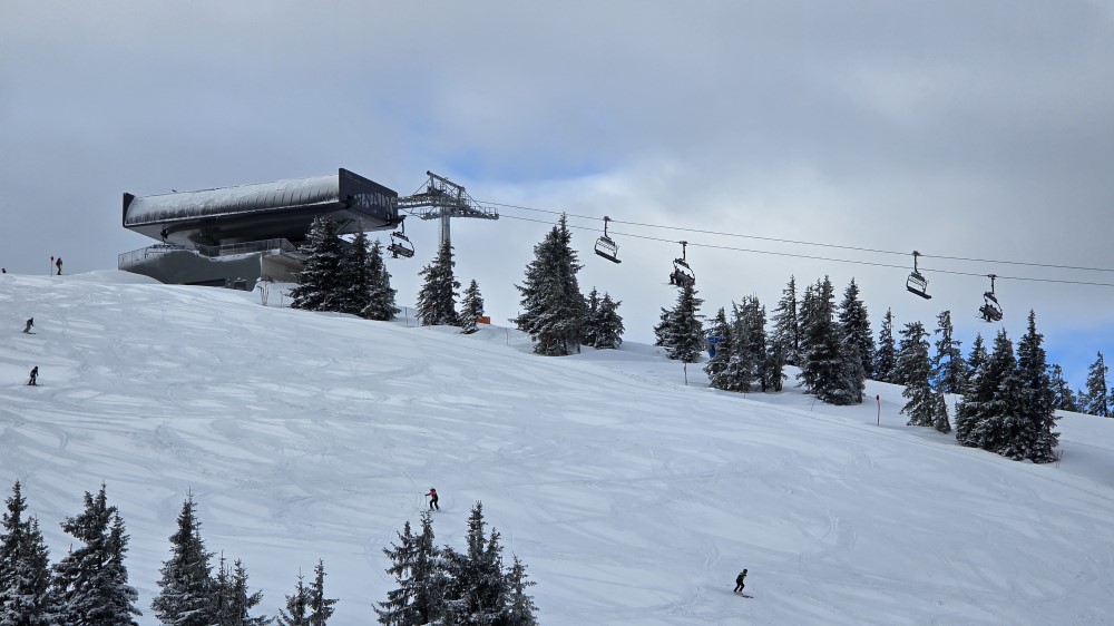 Bergstation Eibergbahn.